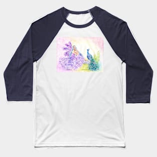 Amethyst Peacock FAiry Baseball T-Shirt